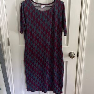 NWOT LulaRoe midi dress XL